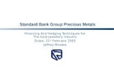 Standard Bank Group Precious Metals
