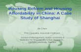 Housing Reform and Housing Affordability in China: A Case Study of Shanghai
