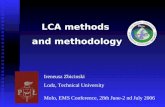 LCA methods and methodology