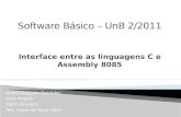 Interface entre as linguagens C e Assembly 8085