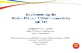 Implementing the Master Plan on ASEAN Connectivity (MPAC)