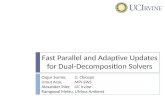 Fast Parallel and Adaptive Updates  for Dual-Decomposition Solvers