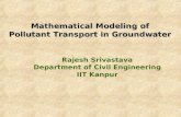 Mathematical Modeling of Pollutant Transport in Groundwater
