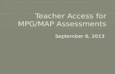 Teacher Access for MPG/MAP Assessments