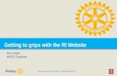Getting to grips with the RI Website