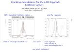 Tracking Calculations for the LHC Upgrade                    - Collision Optics -