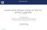 Quadrupole design study for the lhc phase I upgrade (3 rd  iteration)