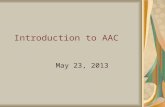 Introduction to AAC