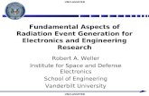 Fundamental Aspects of Radiation Event Generation for Electronics and Engineering Research