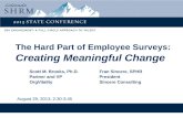 The Hard Part of Employee Surveys: Creating Meaningful  Change