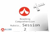 Reading Comprehension Rubric,  Session  2 MSQI-Reciprocal Reading Sarah Benis Scheier-Dolberg