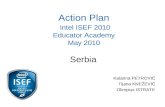 Action Plan Intel  ISEF 2010 Educator Academy May 2010