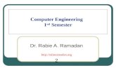 Computer Engineering   1 nd  Semester