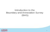 Introduction to the  Boundary and Annexation Survey  (BAS)