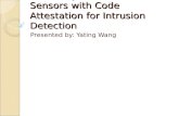 Reliability of Wireless Sensors with Code Attestation for Intrusion Detection