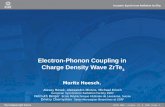 Electron-Phonon Coupling in  Charge Density Wave ZrTe 3