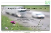 Transport-related Air Pollution in Germany Nadja Richter Umweltbundesamt (UBA)