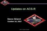 Updates on ACS-R