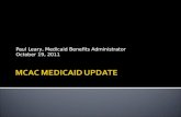 MCAC MEDICAID UPDATE