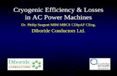Cryogenic Efficiency & Losses in AC Power Machines