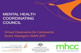 Virtual Classrooms for Community Sector Managers (NSW 207)
