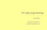 OI-style programming