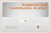 Bulgarian  MoI  Contribution to  eCall