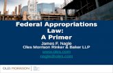 Federal Appropriations Law:   A Primer