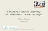Enhancing Resource Discovery: DDC and  Gaelic: The  Portree  Project