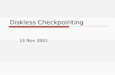 Diskless Checkpointing