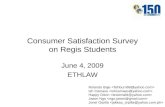 Consumer Satisfaction Survey on Regis Students