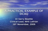 A PRACTICAL EXAMPLE OF DCAQ