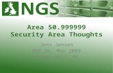 Area 50.999999 Security Area Thoughts