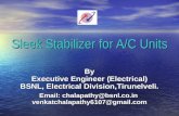 Sleek Stabilizer for A/C Units