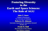 Fostering Diversity in the Earth and Space Sciences: The Role of AGU
