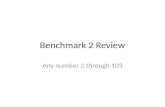 Benchmark  2 Review