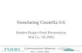 Simulating Gnutella 0.6