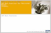 What’s new in V1.603?  SAP Best Practices for Fabricated Metals  (France)