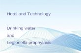 Hotel and Technology Drinking water and  Legionella prophylaxis