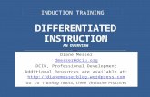 DIFFERENTIATED INSTRUCTION AN OVERVIEW