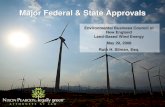 Major Federal & State Approvals