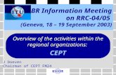 BR Information Meeting  on RRC-04/05  (Geneva, 18 – 19 September 2003)