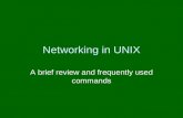 Networking in UNIX