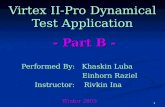 Virtex II-Pro Dynamical Test Application - Part B -