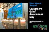 Children’s  Grief Awareness Day Thursday, November 21, 2013