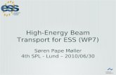 High-Energy Beam Transport for ESS (WP7)
