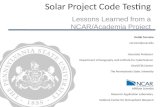 Solar Project Code Testing