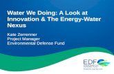 Water We Doing: A Look at Innovation & The Energy-Water Nexus