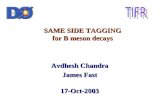 SAME SIDE TAGGING for B meson decays