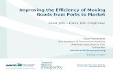 Improving the Efficiency of Moving Goods from Ports to Market